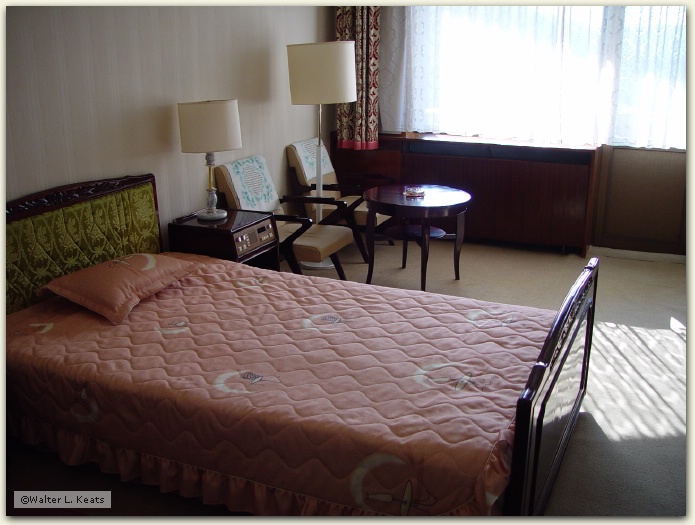 Bedroom, Hyangsan Hotel, Mt. Myohyang, DPRK